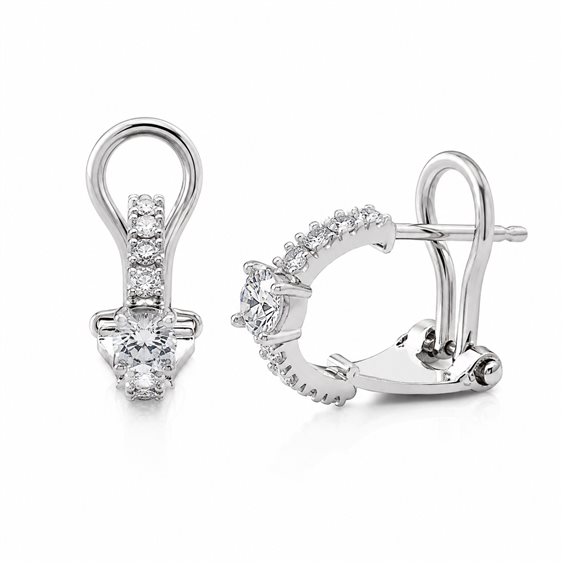 Earrings Ultima Edizione Woman Cerchi in Silver OAO7133 - OAO7133